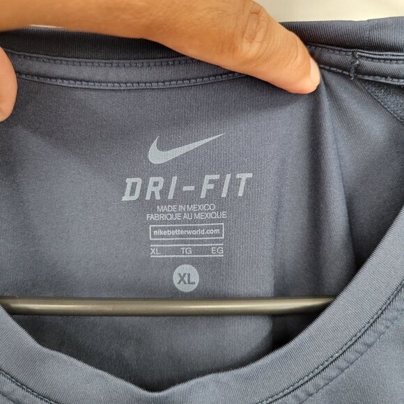Nike Dri-Fit Short Sleeve Running T-Shirt Stretch Lightweight Crewneck XL Mens - Picture 5 of 13